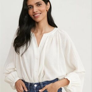 JENNI KAYNE Long-Sleeve Willow Blouse